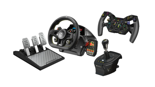 VelocityOne Race Wheel & Pedal System + VelocityOne F-RX Formula Wheel + VelocityOne Multi-Shift Bundle